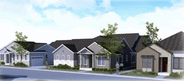 Concept site plan for new homes for sale Littleton CO in TrailMark