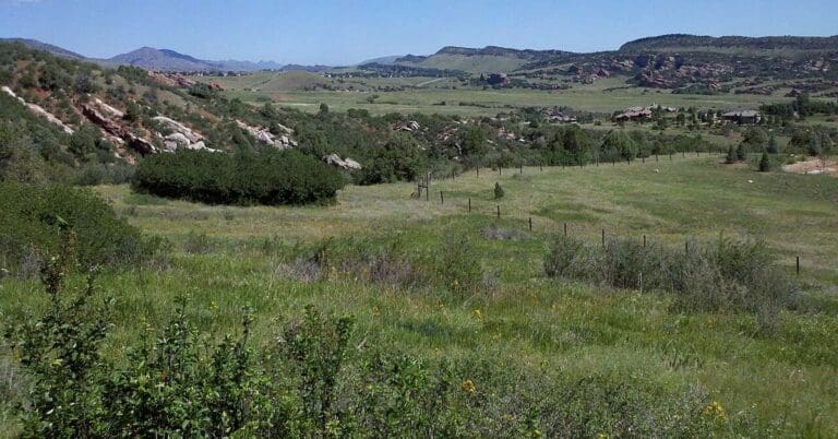 White Deer Valley Littleton foothills: red rocks, meadows, and custom homes on acreage southwest of Littleton Colorado